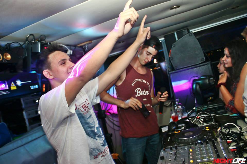 Darsen DJ at Boat Party 2014 in Lugano, Switzerland - EDM music festival