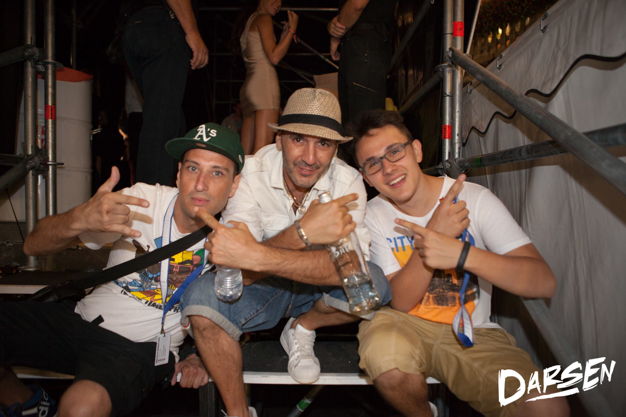 Darsen with Andrea Calla and Cristian Cattaneo (2015)